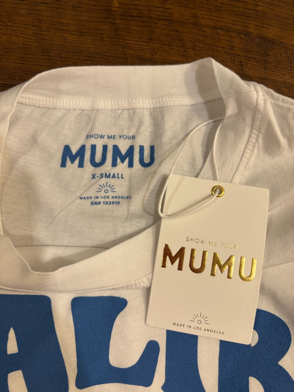 Show Me Your MuMu White Malibu Graphic Tee - Picture 5 of 7